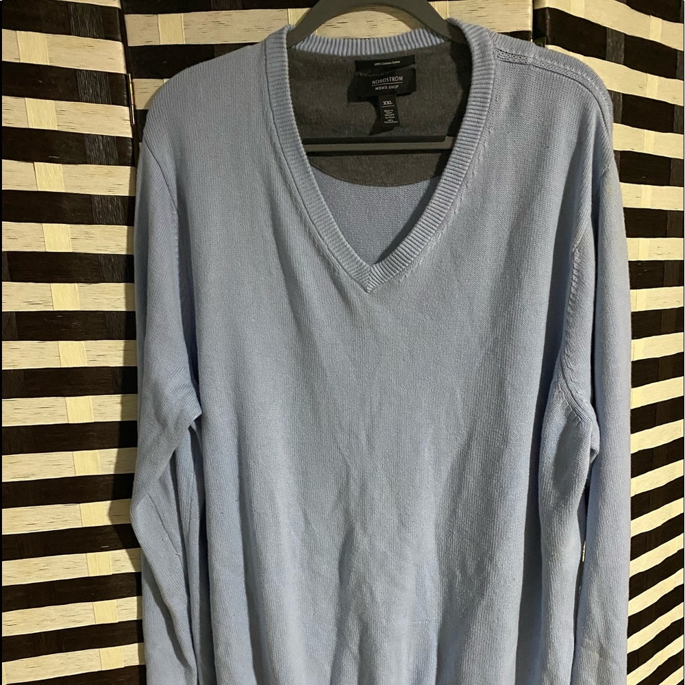 Nordstrom’s ✅ Brand Light Blue V- Neck Sweater